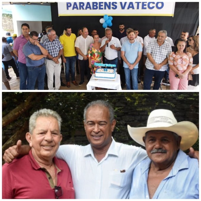 Vateco Celebra 66 anos entre amigos e no braços do povo, em Pilar de Goiás