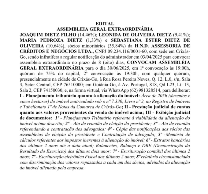 EDITAL