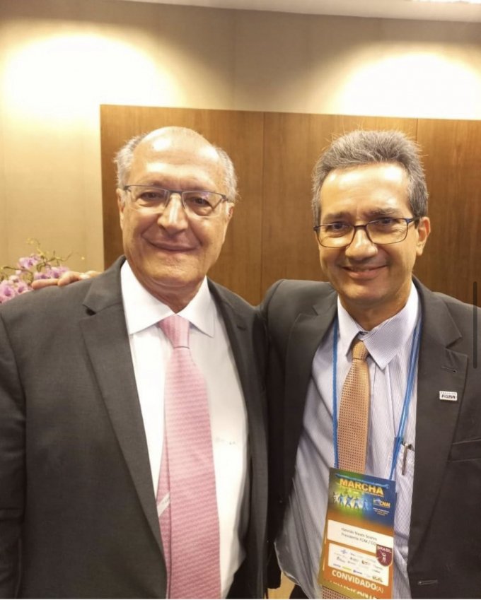 Haroldo Naves se encontra com vice-presidente da República Geraldo Alckimin