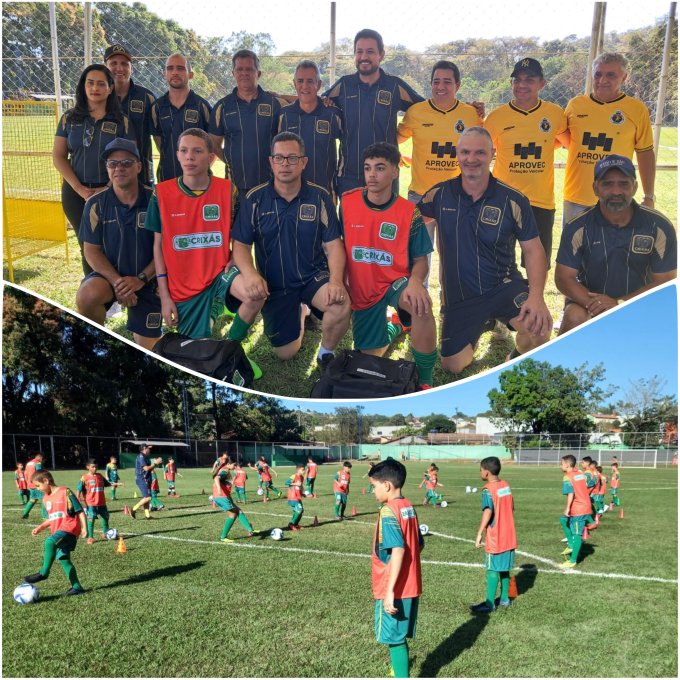 Nova escola de base coloca Crixás no mapa do futebol goiano