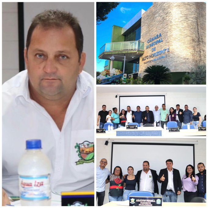 Vereador Edmar Ramos é eleito o novo presidente da Câmara Municipal de Alto Horizonte para o ano de 2024