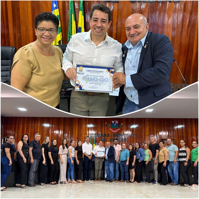 CÂMARA DE CRIXÁS CELEBRA NOMEAÇÃO DE MARCÃO NA UVG-GO