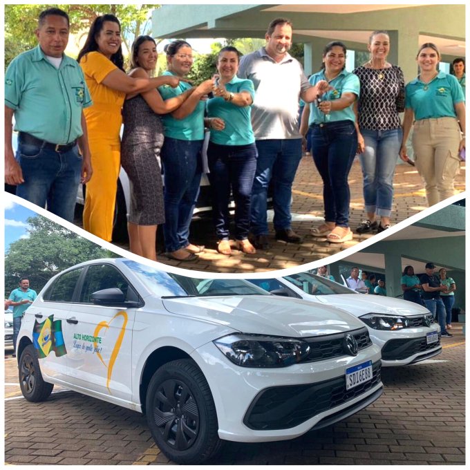 Em Alto Horizonte, Presidente da Câmara e Vereadora entregam dois Veículos para Assistência Social