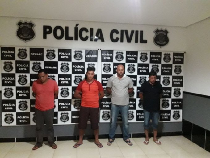 PolÃ­cia Civil prende quatro pessoas  acusado por roubo de gado no Vale do SÃ£o PatrÃ­cio