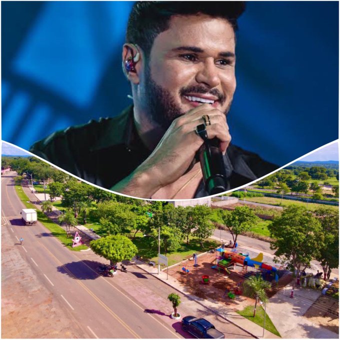 Show de Nando Moreno promete agitar inauguração de praça, em Santa Terezinha
