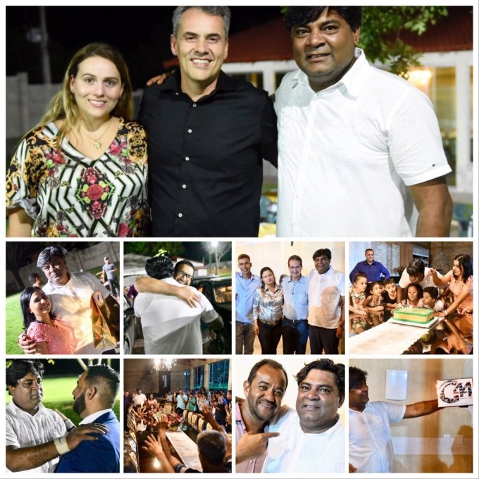 Presidente da G44 Ã© surpreendido com festa surpresa de aniversÃ¡rio