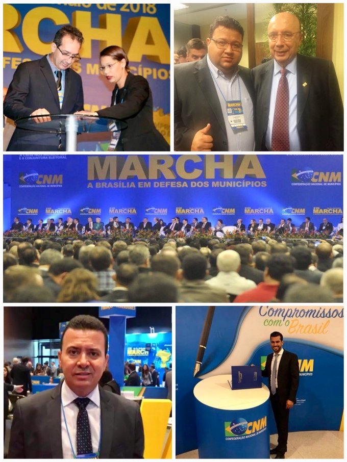 Prefeitos da regiÃ£o marcam presenÃ§a na abertura da XXI Marcha a BrasÃ­lia