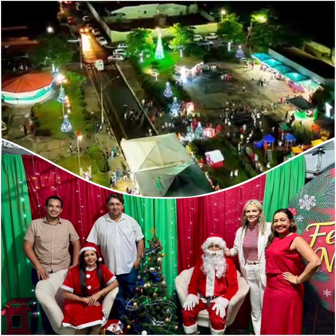 TRADIÇÃO E ALEGRIA MARCAM O NATAL “BRILHANDO & RECICLANDO” EM CAMPOS VERDES