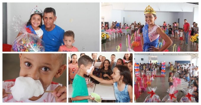 Em Uirapuru, EvilÃ¡zio Costa promove mais uma festa para as crianÃ§as