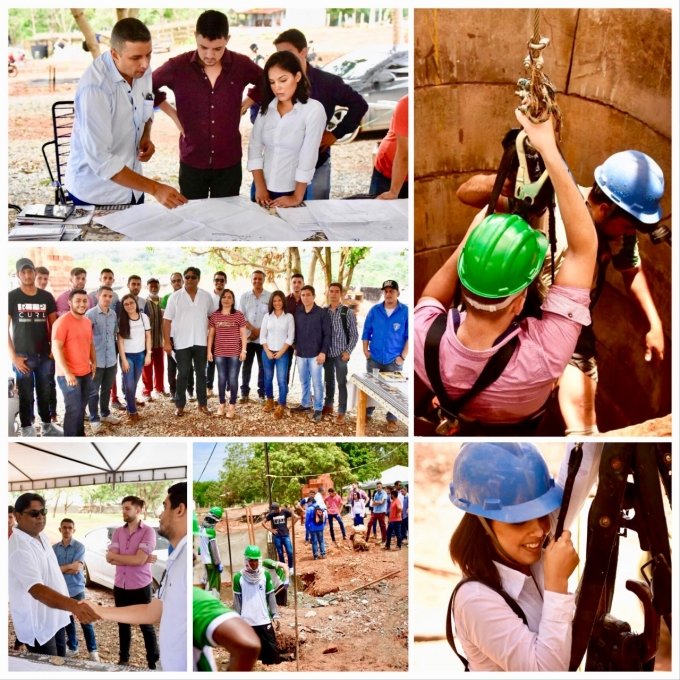 Estudantes de engenharia Civil visitam a G44 Brasil em Campos Verdes