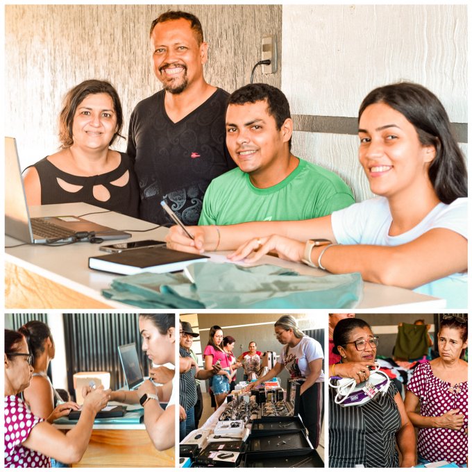 Em Campos Verdes, a Igreja Luz Para Os Povos promove Feirão de mercadorias doadas pela Receita Federal