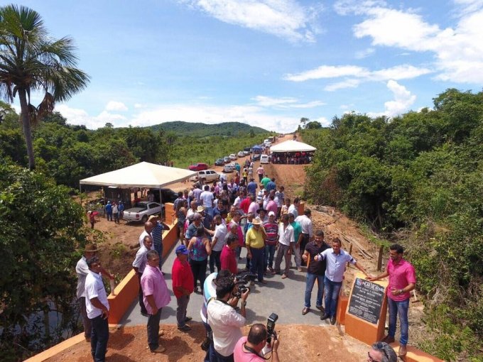 Prefeitura de Pilar de GoiÃ¡s inaugura sua 12Âª ponte de concreto