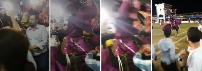Prefeito de PirenÃ³polis Ã© agredido em encerramento das Cavalhadas da cidade