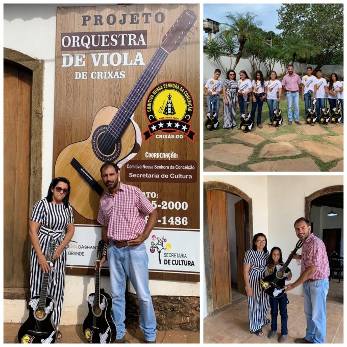 Secretaria de Cultura de CrixÃ¡s oferece curso de Viola