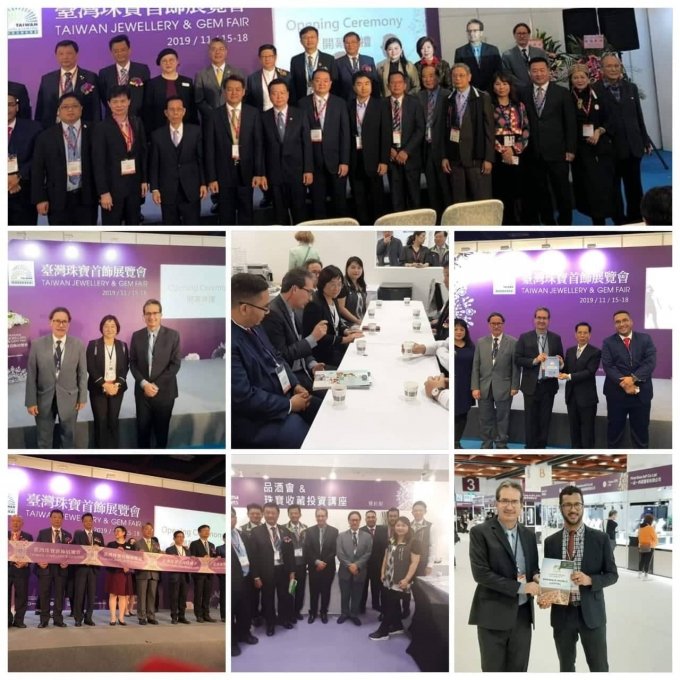 Haroldo Naves participa de Feira Internacional de Joias & Gemas durante MissÃ£o Comercial em Taiwan, na Ãsia