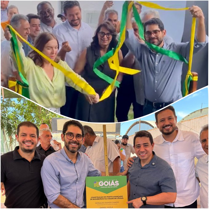 LINCOLN TEJOTA ENTREGA QUADRA ESCOLAR E PARTICIPA DO LANÇAMENTO DE NOVO POSTO DO CORPO DE BOMBEIROS EM CRIXÁS