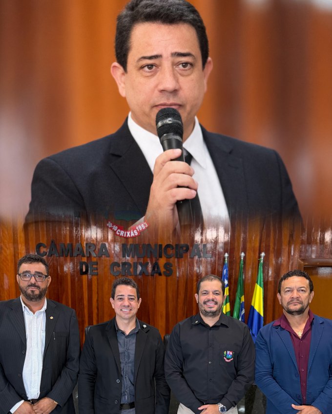 MARCÃO CONQUISTA NOVO MANDATO E PRESIDIRÁ CÂMARA DE CRIXÁS ATÉ 2028