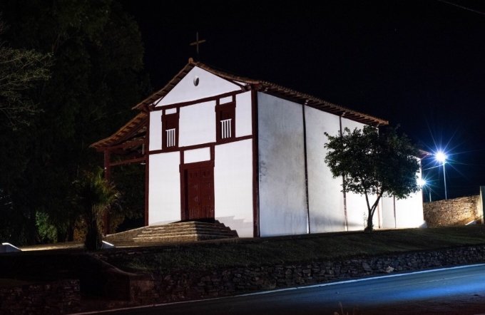 Em Pilar de GoiÃ¡s, Secult GoiÃ¡s entrega obras de restauro em Igreja do sÃ©culo XVIII