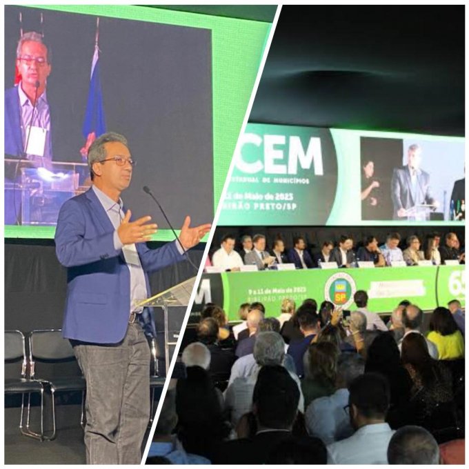Presidente da FGM e Prefeito de Campos Verdes participa do 65° Congresso Estadual de Municípios em São Paulo