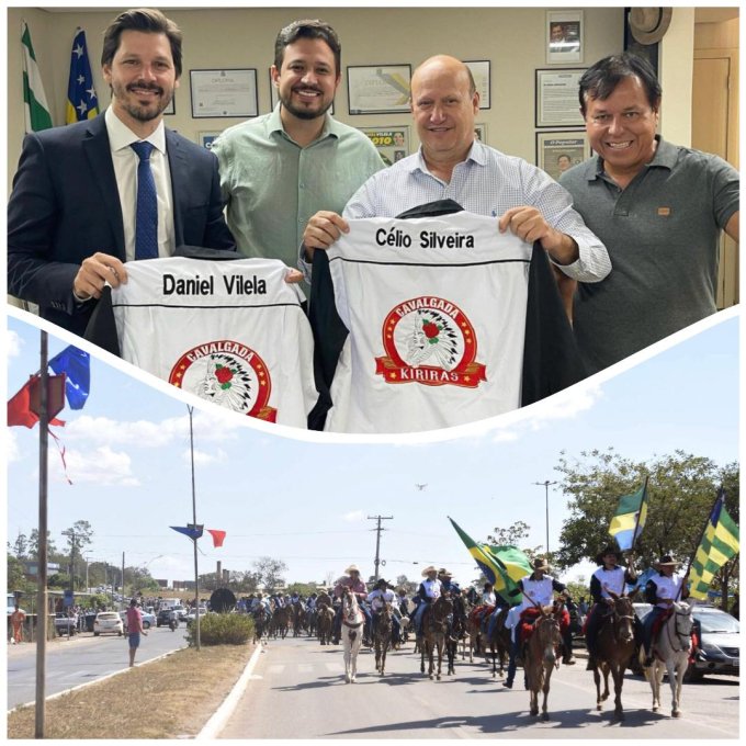 Daniel Vilela e Célio da Silveira confirmam presença na Cavalgada dos Kirirás, em Crixás