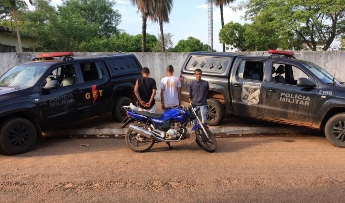 Preso trio suspeito de agir com violÃªncia em Uirapuru