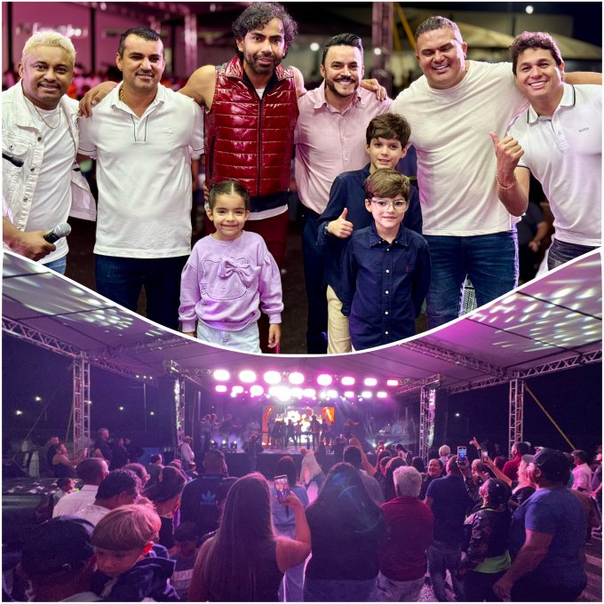 SHOW DE PÉPE MORENO MARCA FESTA DE ANIVERSÁRIO DO VEREADOR MAIA EM CAMPOS VERDES