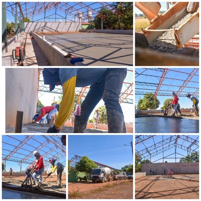 ConstruÃ§Ã£o de Novo Centro Poliesportivo no Distrito de Pilar Cruz Entra na Fase Final