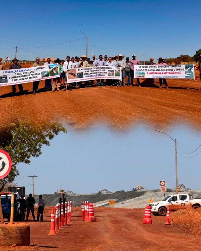 PROTESTO COBRA INVESTIGAÇÃO E RESPONSABILIZAÇÃO POR POSSÍVEIS IMPACTOS DA MINERAÇÃO EM ALTO HORIZONTE