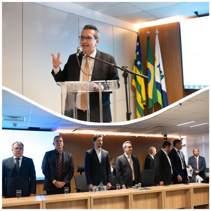 Haroldo Naves toma posse junto com a Nova Diretoria da Federação Goiana de Municípios